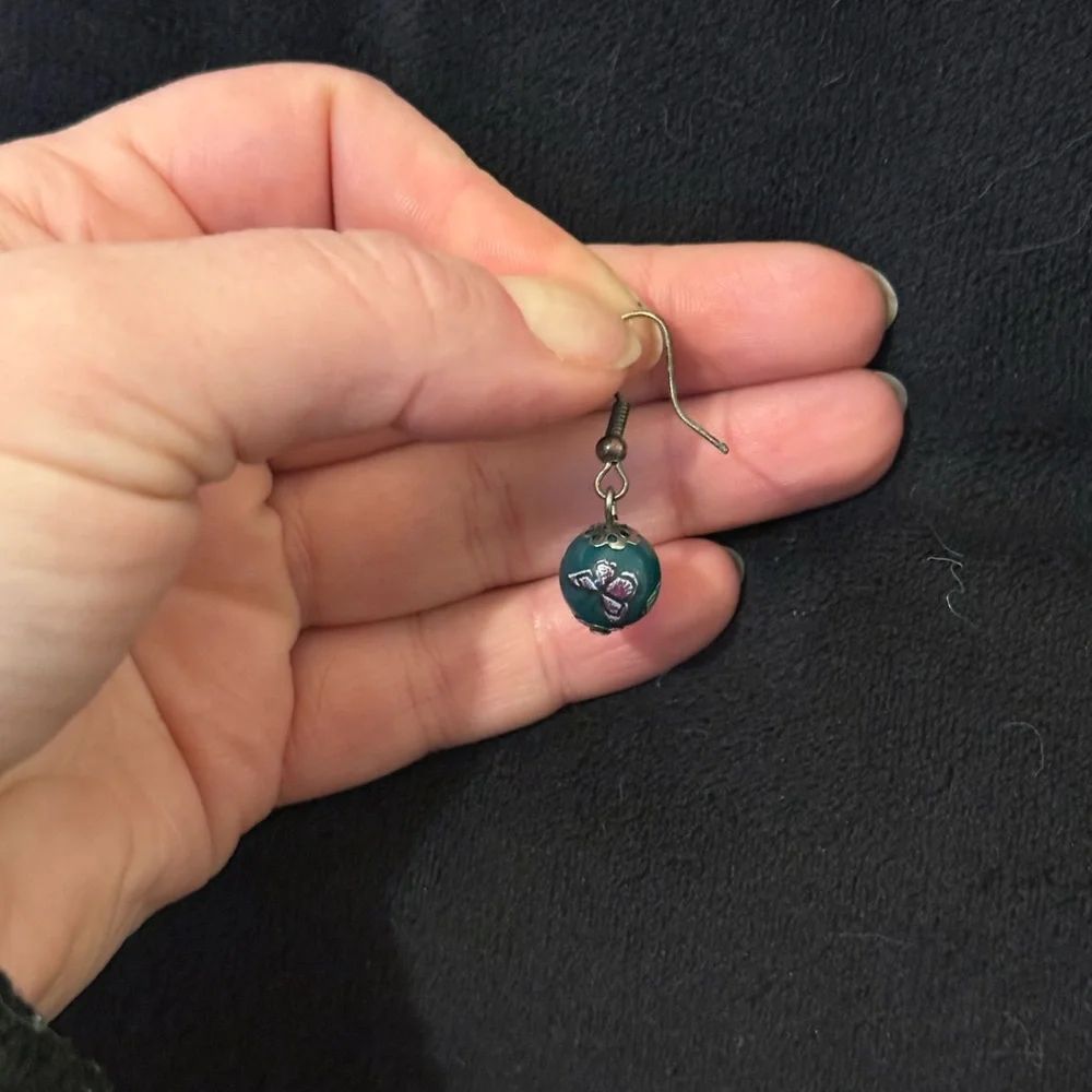 Delicate dangly earrings, set of 4 - Picture 7 of 9